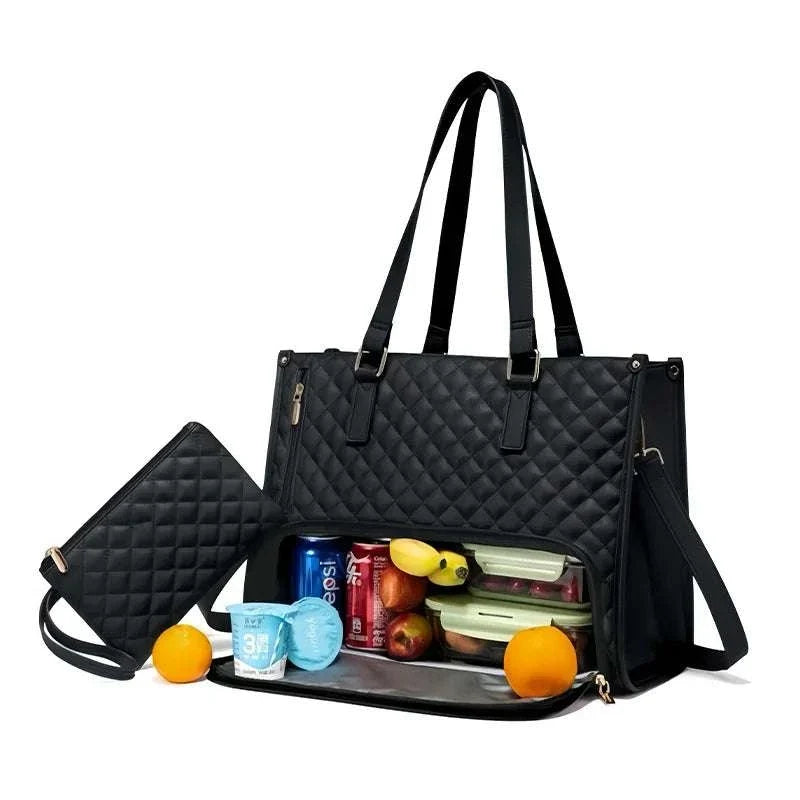 LunchNest™ Insulated Laptop Tote bag for laptops and meals