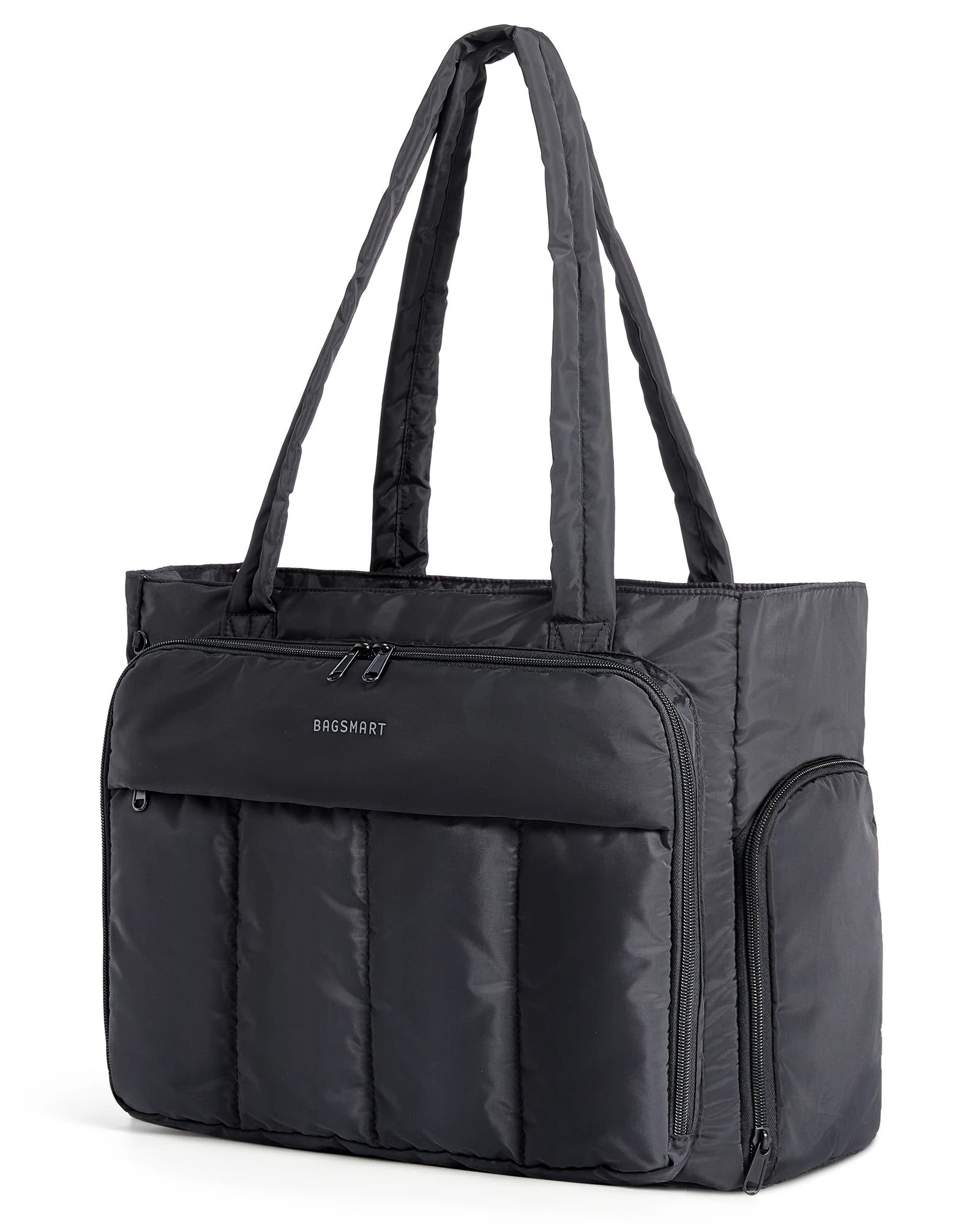 WorkNest™ Laptop & Lunch Tote Bag – Quilted Office Organizer for Women