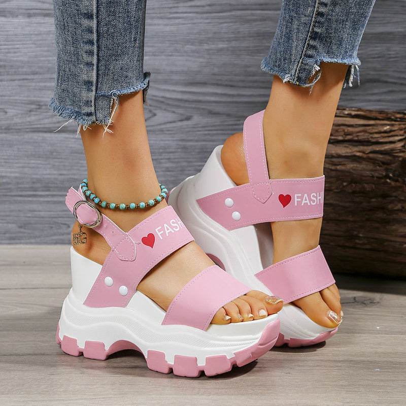 Celeste Buckle Sandals - Where2Save