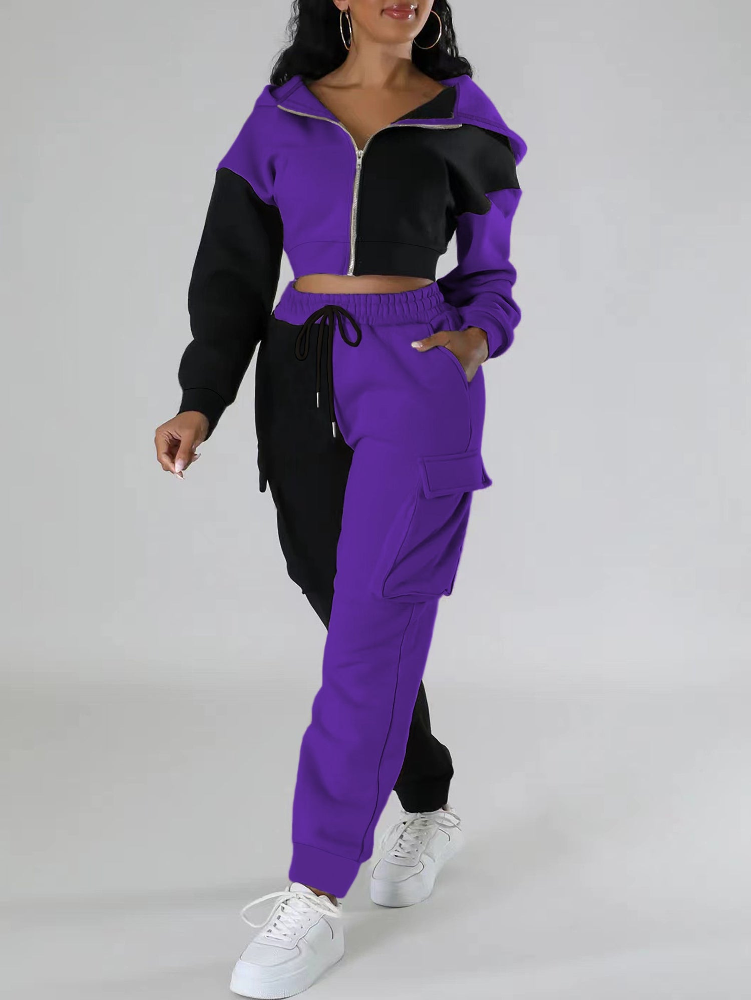 Hoodie Set Stylish Two-Piece Comfy Set