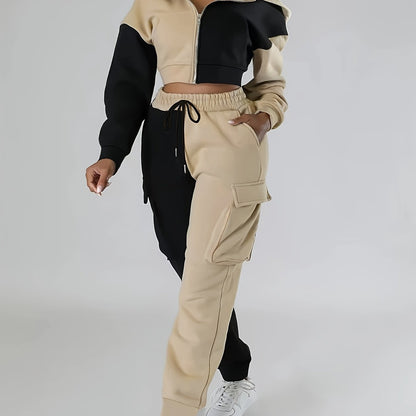 Hoodie Set Stylish Two-Piece Comfy Set