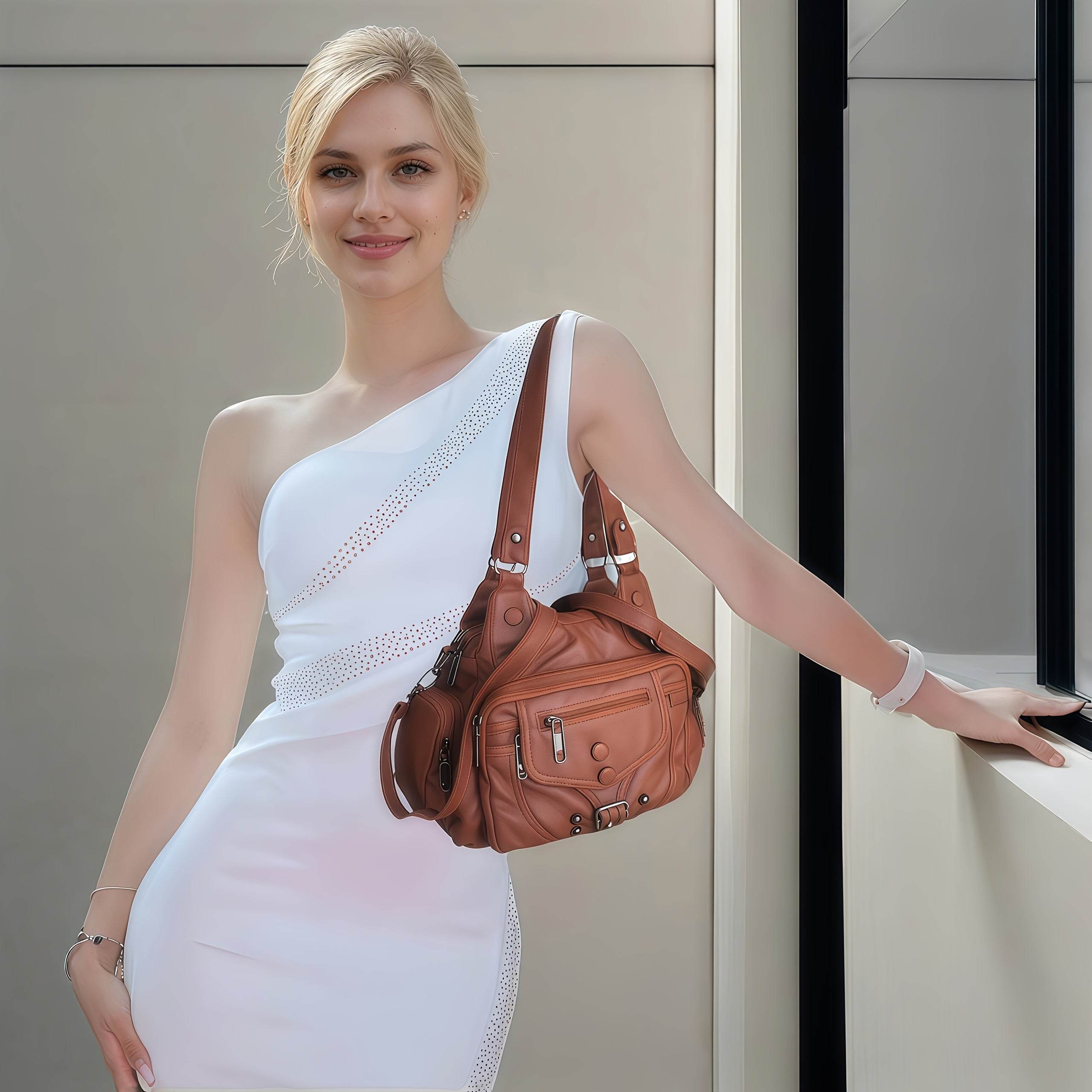 GoldenButton Crossbody - Where2Save