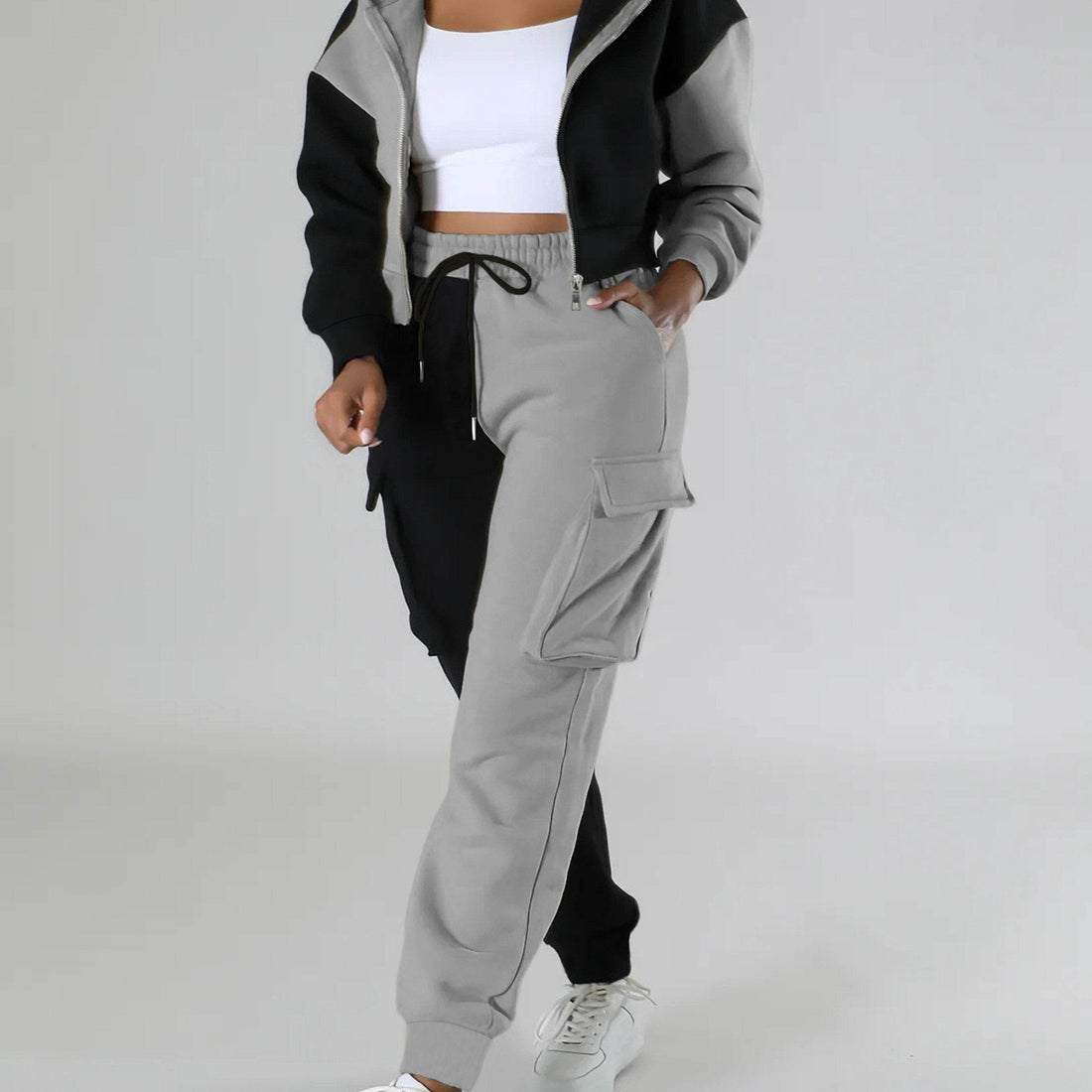 Hoodie Set Stylish Two-Piece Comfy Set - Where2Save