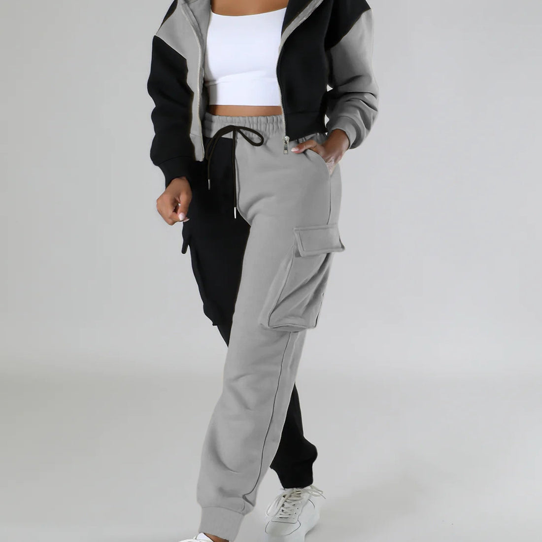 Hoodie Set Stylish Two-Piece Comfy Set