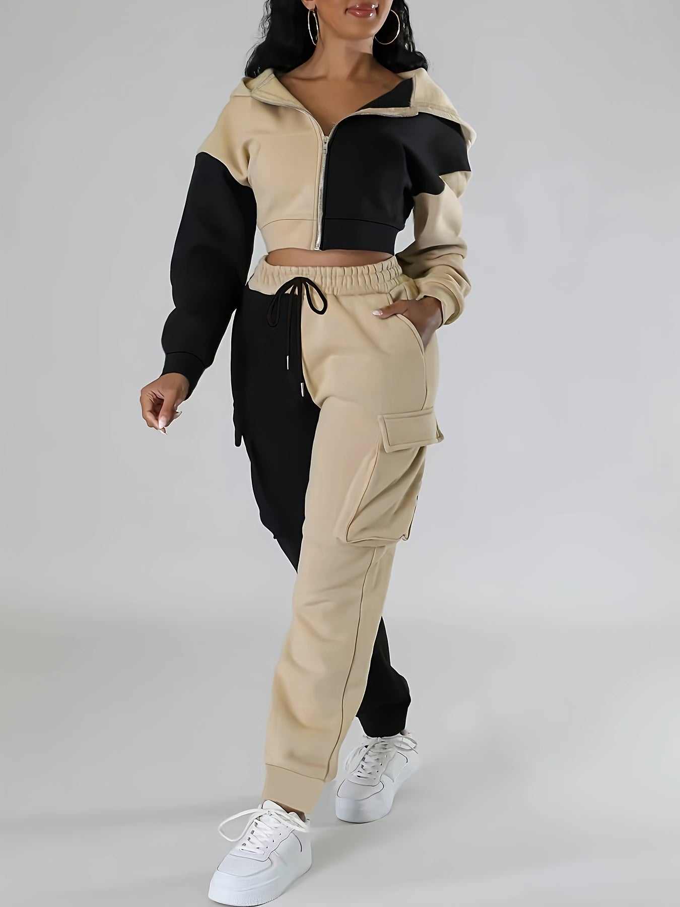Hoodie Set Stylish Two-Piece Comfy Set