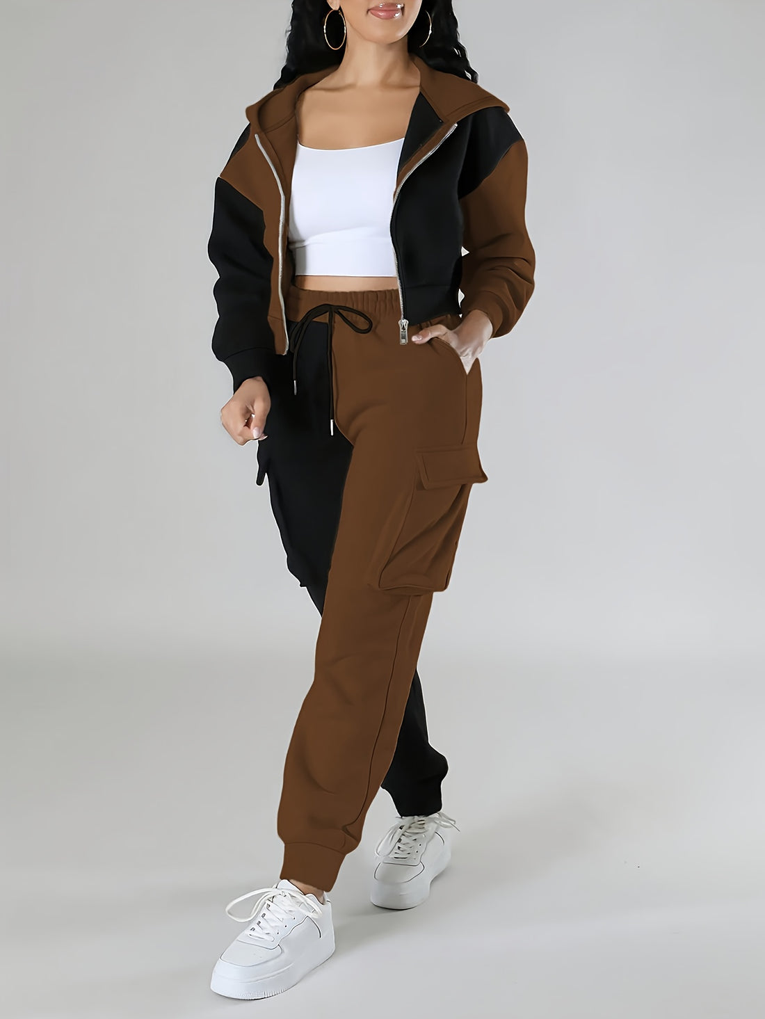 Hoodie Set Stylish Two-Piece Comfy Set