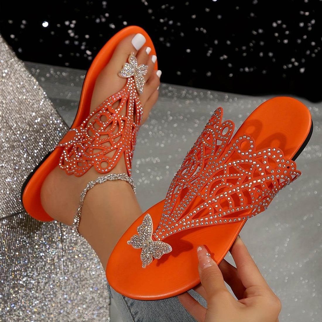 GlimmaBloom Sandals - Where2Save