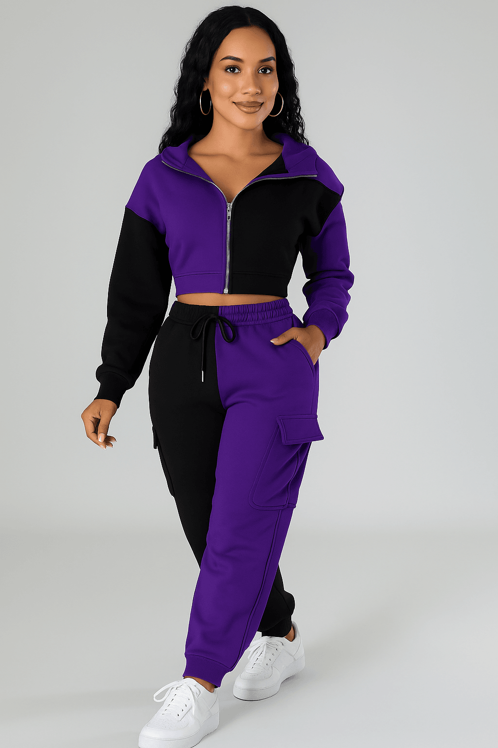 Hoodie Set Stylish Two-Piece Comfy Set - Where2Save