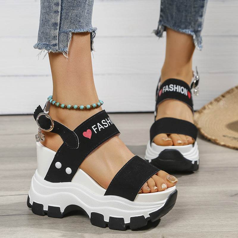 Celeste Buckle Sandals - Where2Save