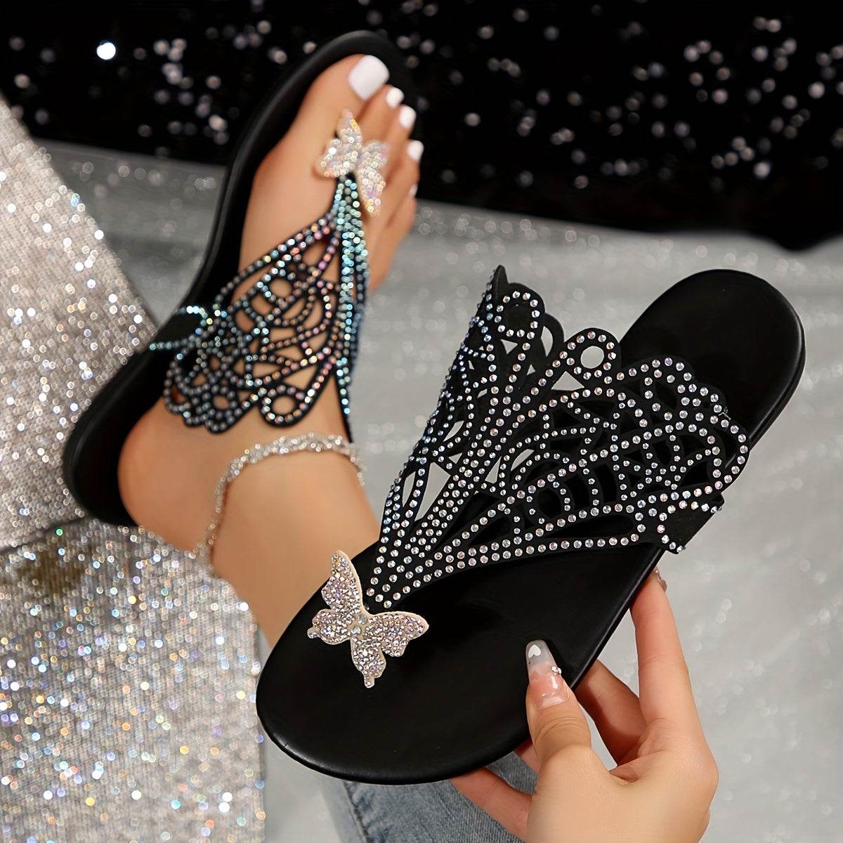 GlimmaBloom Sandals - Where2Save