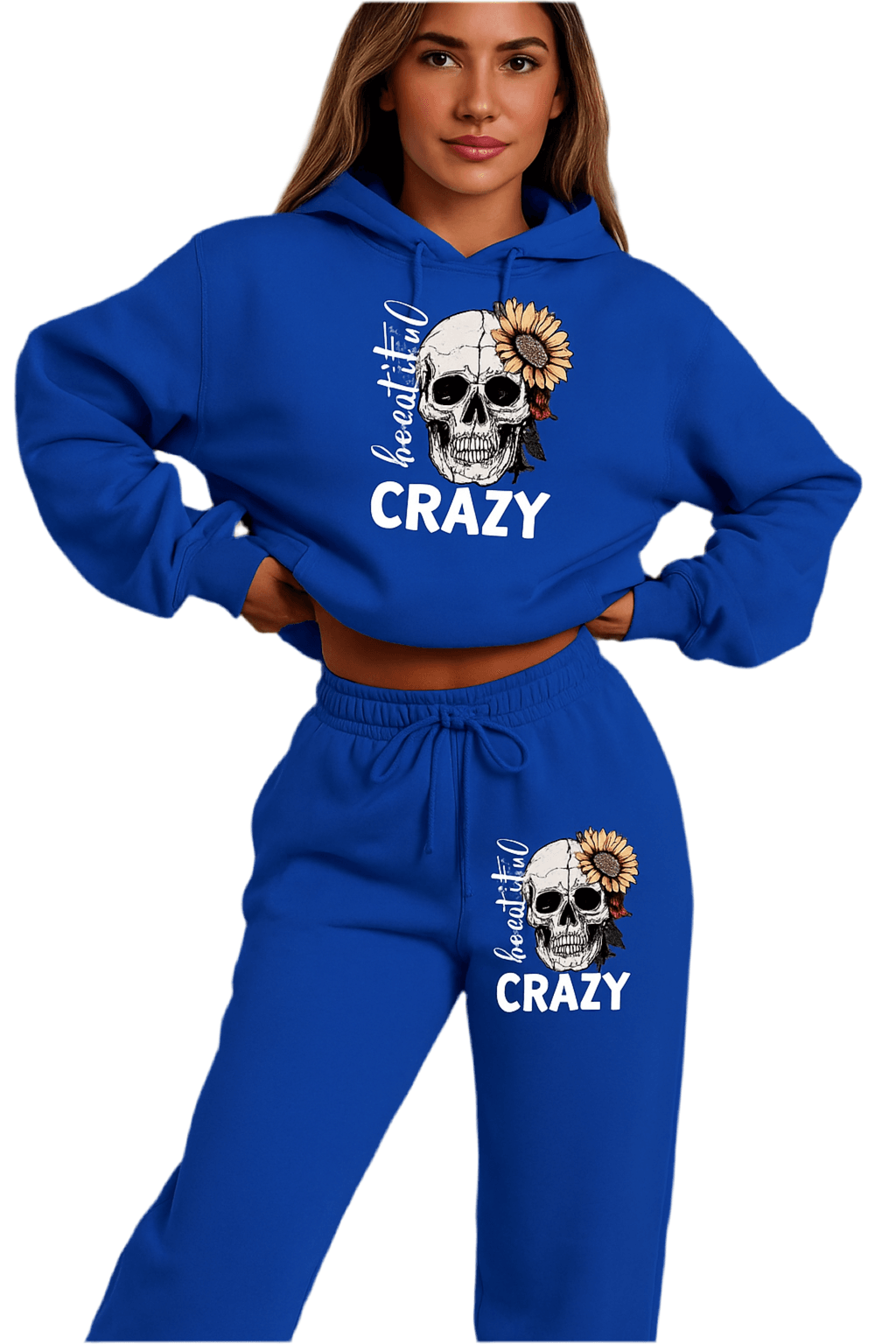 Hoodie Set Skull Style Cozy - Where2Save