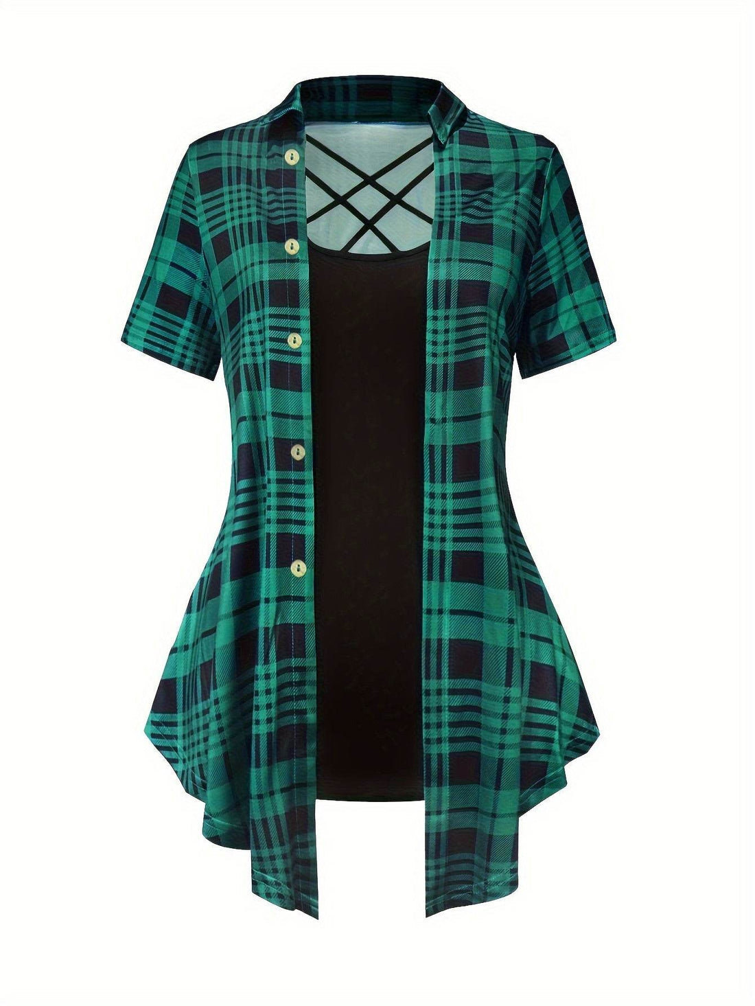 Large Size Women's Casual Three-Piece Set - Where2Save