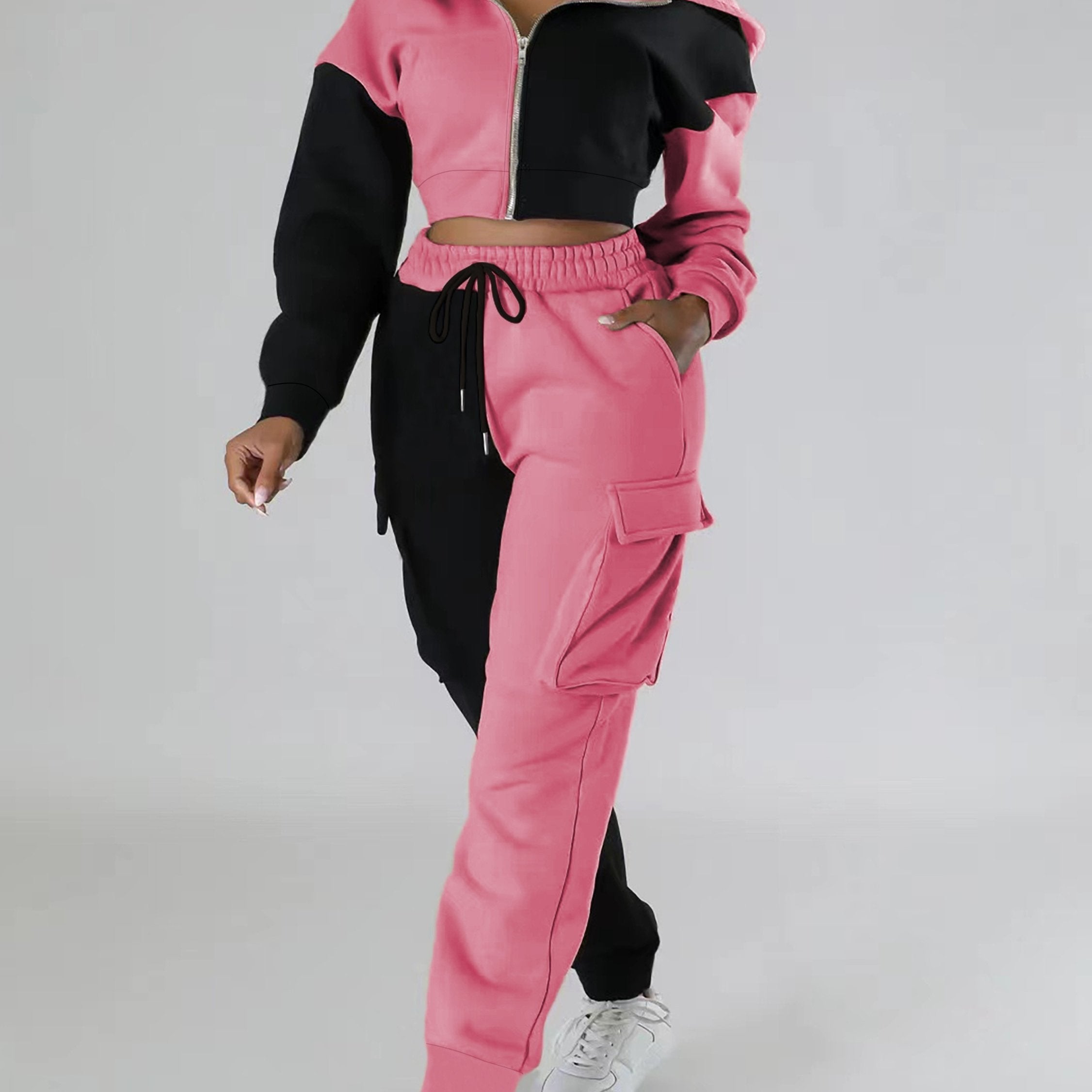 Hoodie Set Stylish Two-Piece Comfy Set