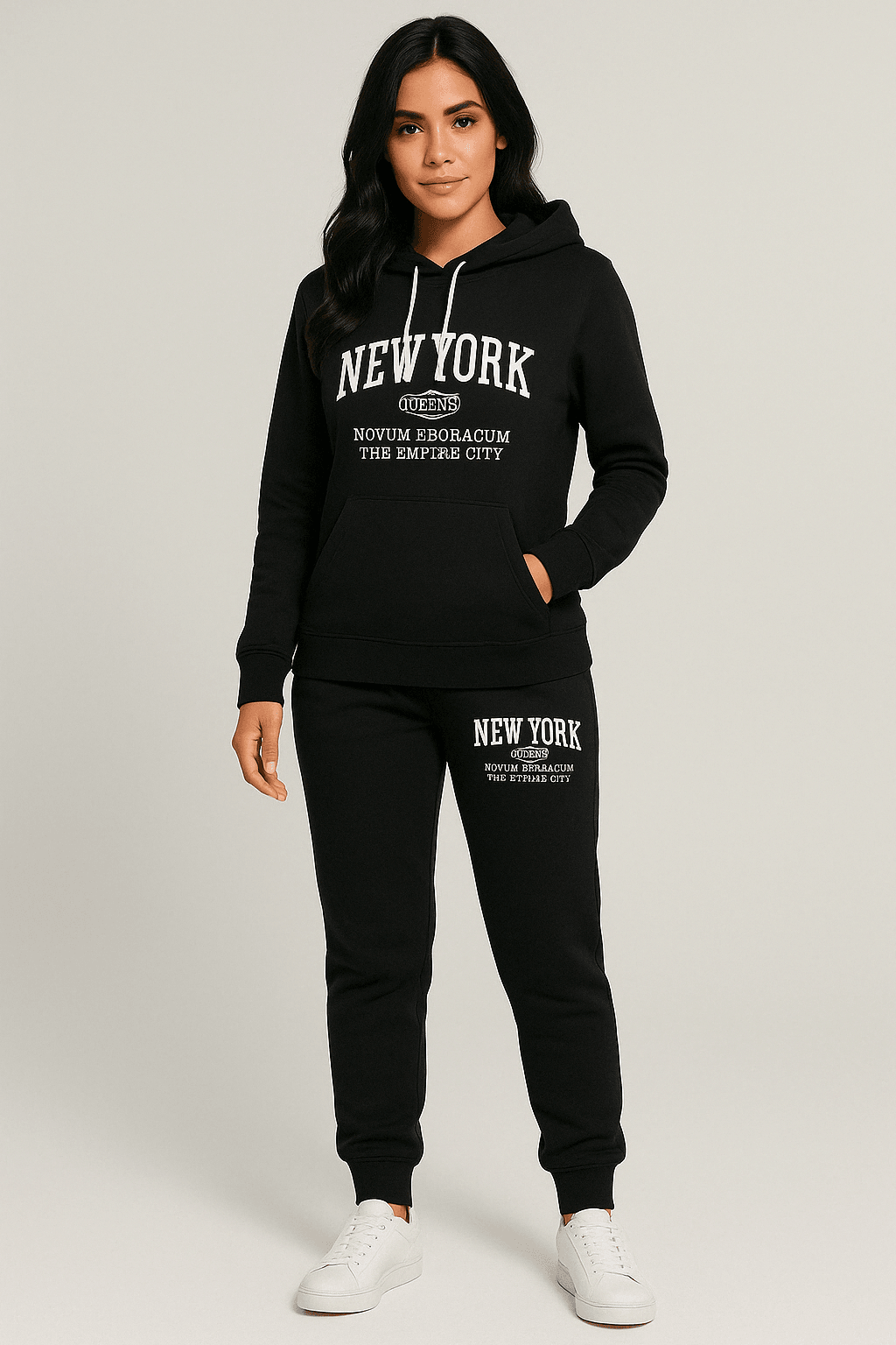 Hoodie Set Chic New York Sweatshirt - Where2Save