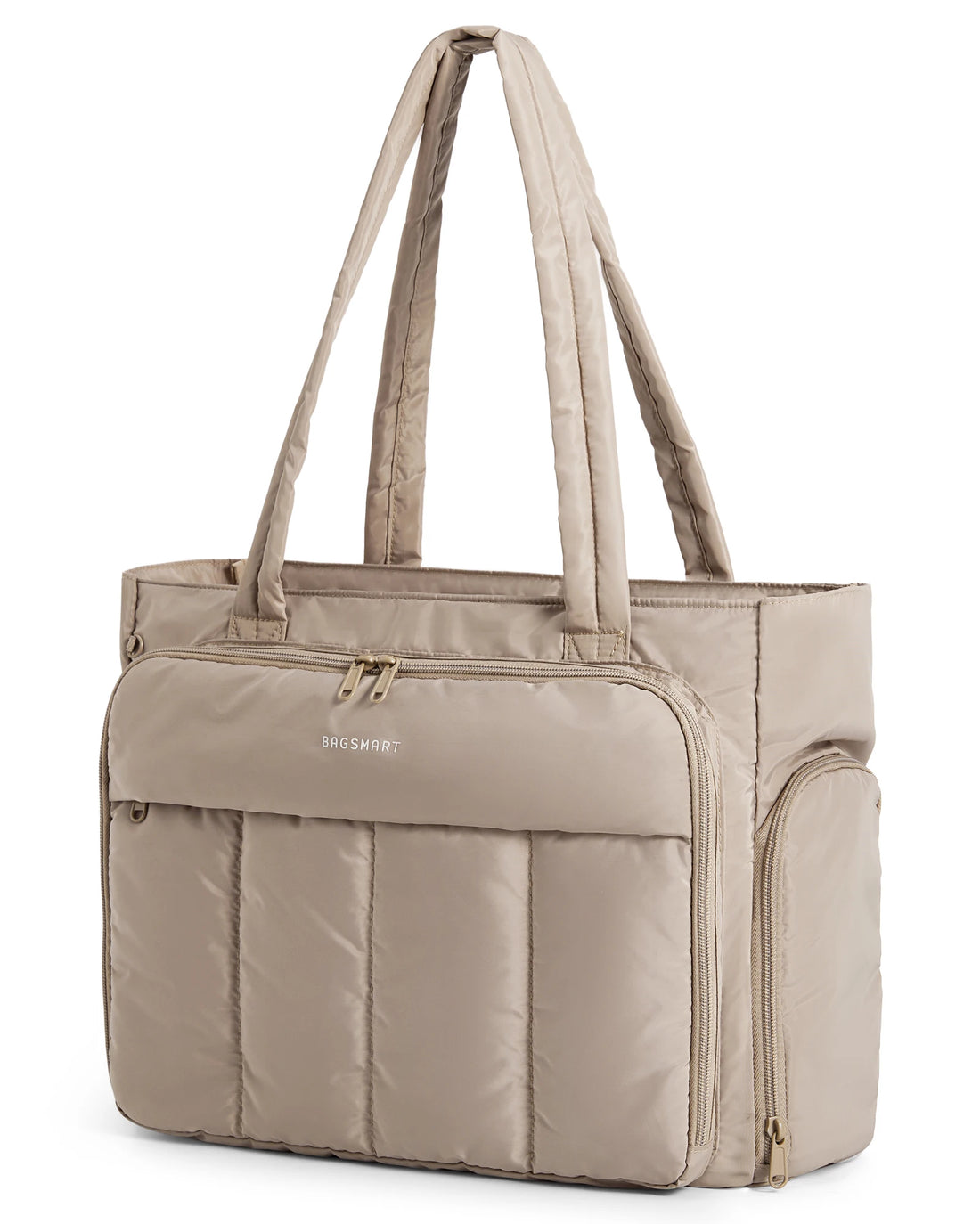WorkNest™ Laptop & Lunch Tote Bag – Quilted Office Organizer for Women