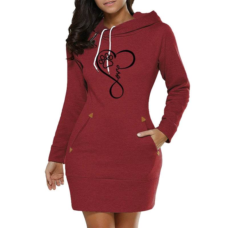 StreetZip Hoodie Dress - Where2Save