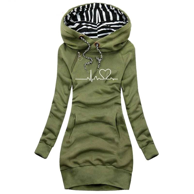 CozyChic Hoodie Dress - Where2Save
