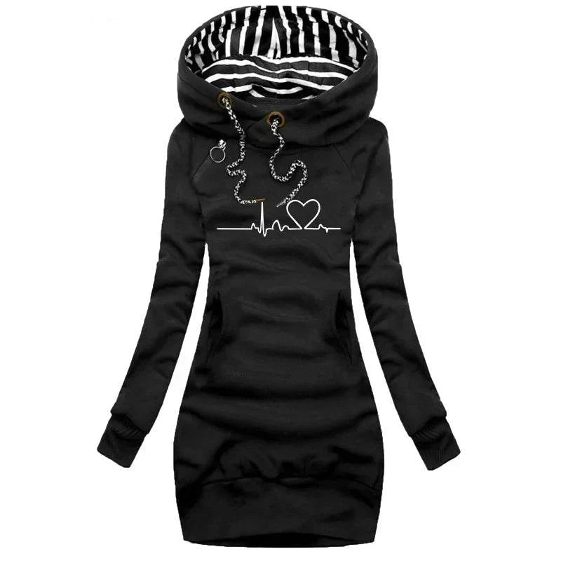 CozyChic Hoodie Dress - Where2Save