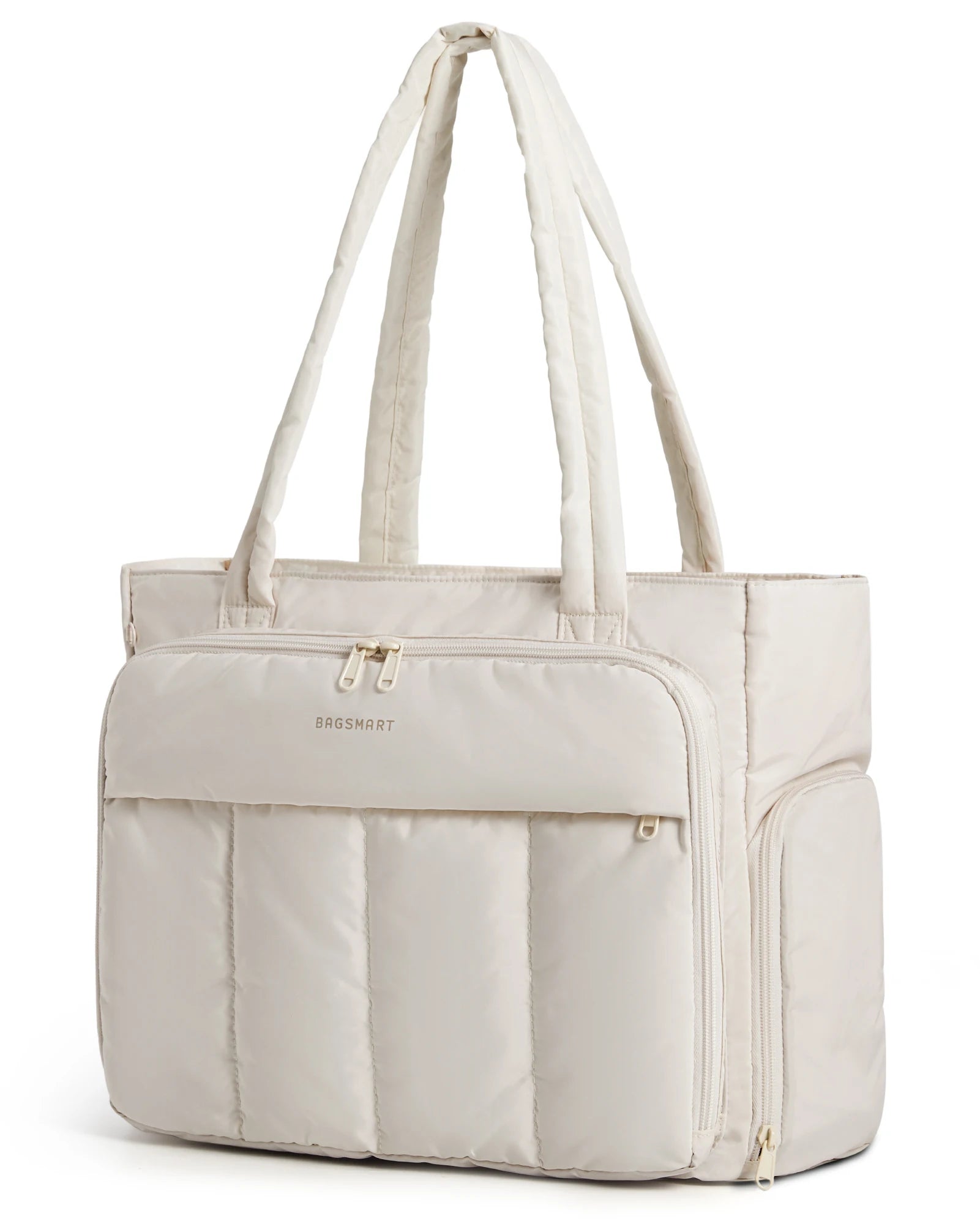 WorkNest™ Laptop &amp; Lunch Tote Bag – Quilted Office Organizer for Women