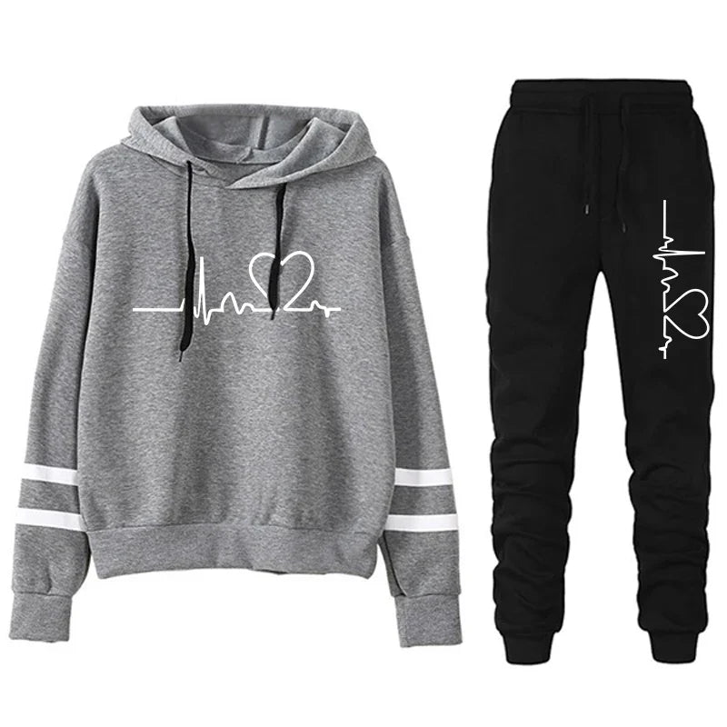 Hoodie Set Comfort Women's Tracksuit