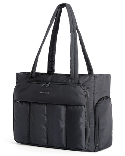 WorkNest™ Laptop &amp; Lunch Tote Bag – Quilted Office Organizer for Women