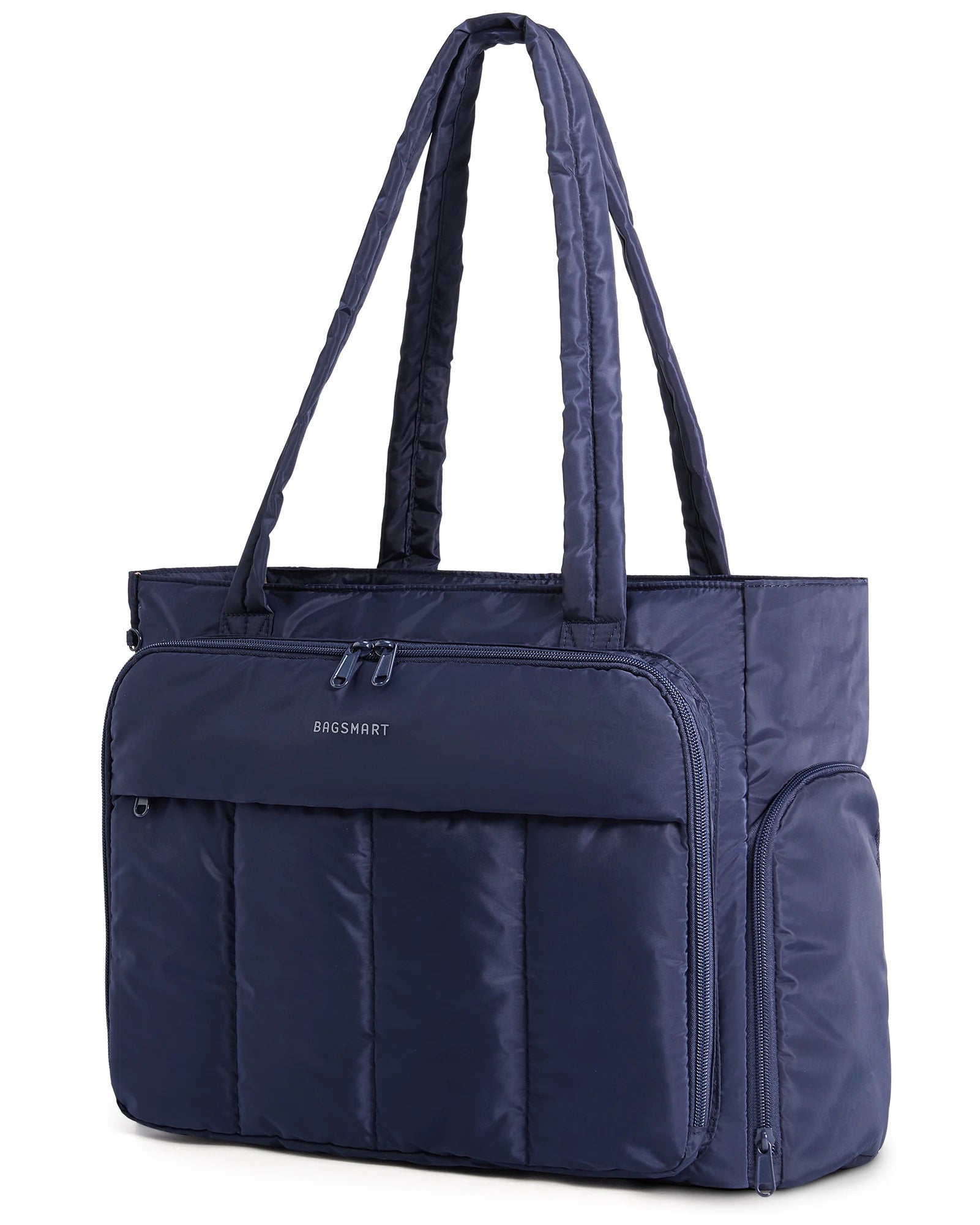 WorkNest™ Laptop &amp; Lunch Tote Bag – Quilted Office Organizer for Women
