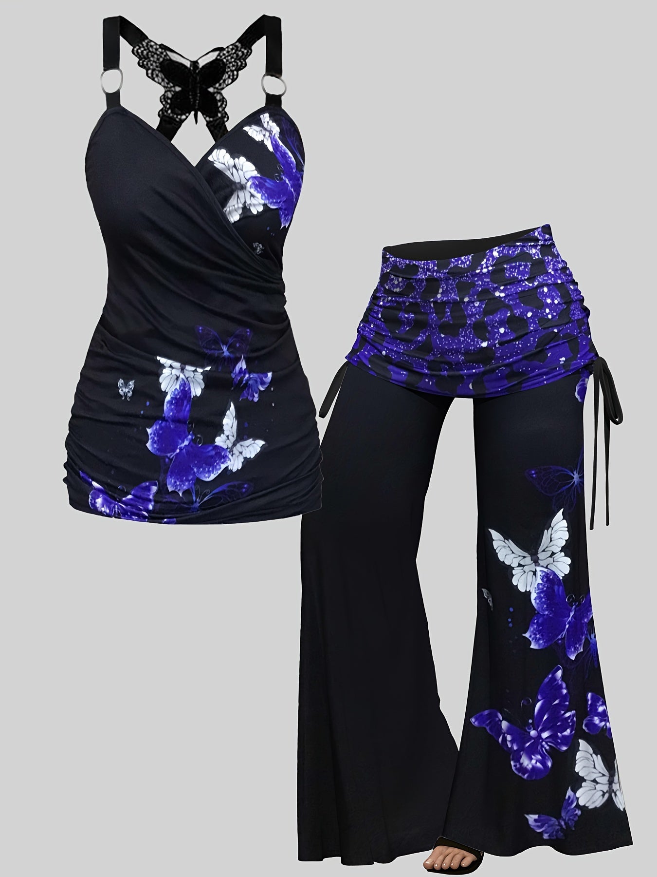 Elegant Butterfly Outfit Set