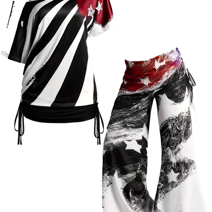 Stylish Plus-Size Outfit Set - Where2Save