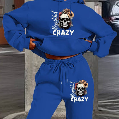Hoodie Set Skull Style Cozy - Where2Save