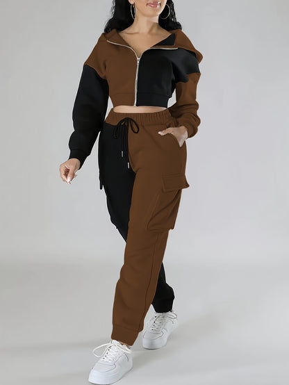 Hoodie Set Stylish Two-Piece Comfy Set