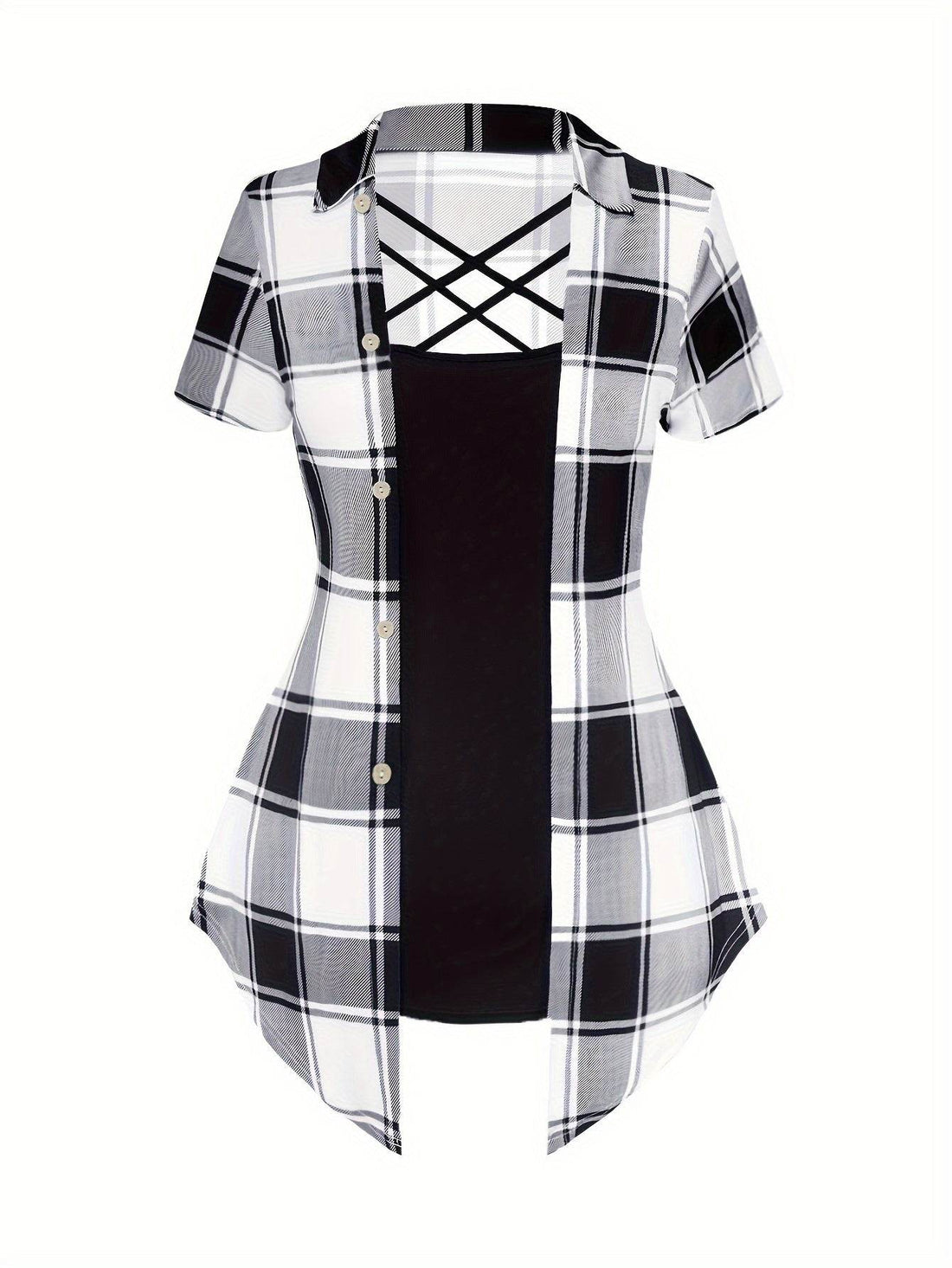 Large Size Women's Casual Three-Piece Set - Where2Save